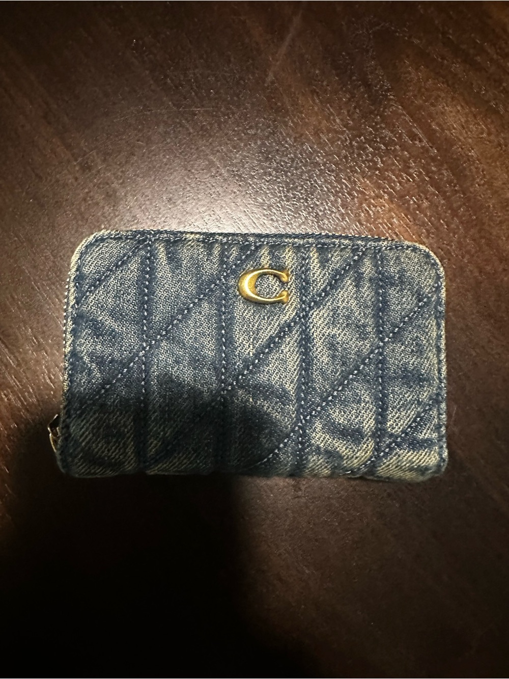Coach Zip Card Holder Like new
